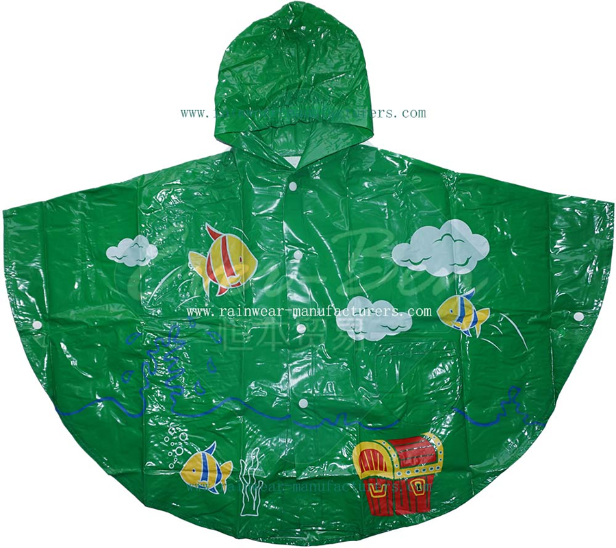Printing PVC Shiny Raincoat